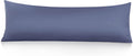 Body Pillow Cover, 100% Cotton, 800 Thread Count Pillowcase, Soft Breathable Long Pillow Case for Adults Pregnant Women, Envelope Closure (Steel Blue,21"X 54")